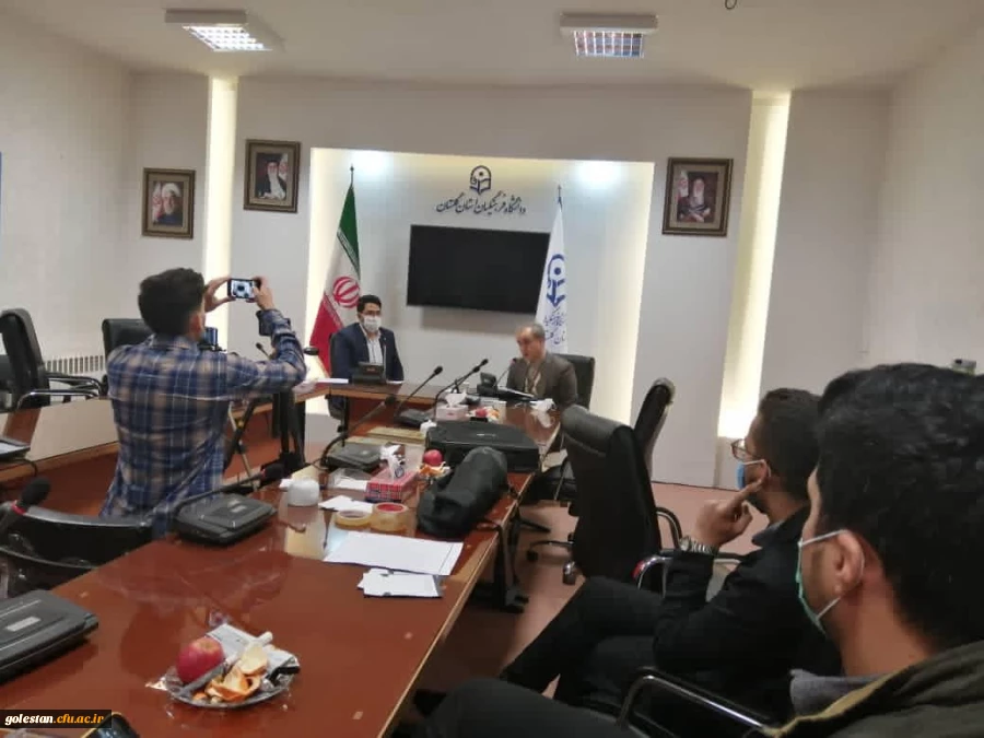برگزاری مراسم مجازی روز دانشجو با حضور دکتر مکتبی معاون سیاسی، امنیتی و اجتماعی استانداری گلستان 2