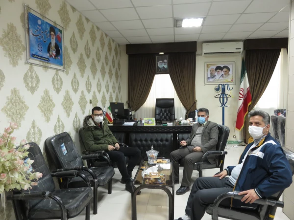  جلسه با دبیر شورای صنفی آقای مجیب صابری به همراه آقای میر دیلمی سرپرست واحد دانشگاهی شهید بهشتی گنبد کاووس 3