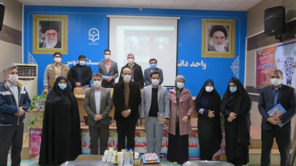 برگزاری نهمین جشنواره پژوهش و فناوری استان گلستان در واحد دانشگاهی شهید بهشتی گنبد کاووس با حضور ریاست محترم دانشگاه فرهنگیان استان و سرپرست محترم این واحد دانشگاهی  6