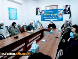 حضور آقای میر دیلمی سرپرست واحد دانشگاهی شهید بهشتی گنبد کاووس در دانشگاه مذاهب اسلامی گنبد کاووس به مناسبت روز وحدت حوزه و دانشگاه  4