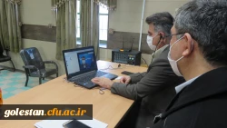 گفتگوی سرپرست و مسئول امور فرهنگی واحد شهید بهشتی گنبد کاووس آقای میردیلمی و آقای کرمانی با محوریت انتخابات کانون ها و انجمن های علمی 3