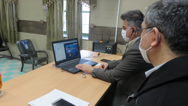 گفتگوی سرپرست و مسئول امور فرهنگی واحد شهید بهشتی گنبد کاووس آقای میردیلمی و آقای کرمانی با محوریت انتخابات کانون ها و انجمن های علمی 3