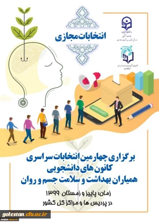برگزاری انتخابات کانون همیاران بهداشت و سلامت جسم و روان