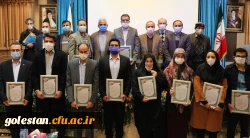 تجلیل از خانم شیرین پورقاز دانشجومعلم پژوهشگر گلستانی 3