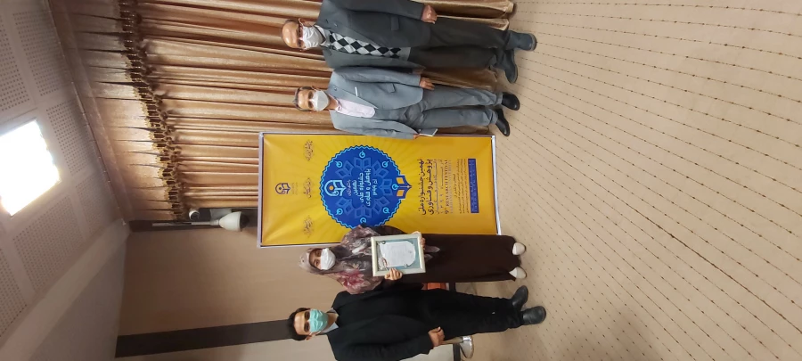 تجلیل از خانم شیرین پورقاز دانشجومعلم پژوهشگر گلستانی 4