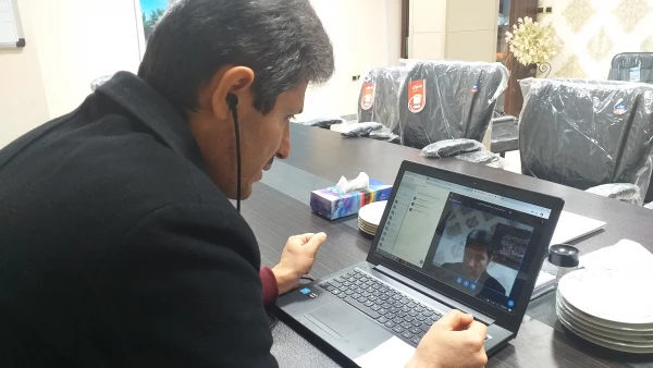 گفتگوی سرپرست و رابط آموزش واحد دانشگاهی شهید بهشتی گنبد کاووس با محوریت امتحانات پایان ترم نیمسال اول سال تحصیلی ۱۳۹۹_۱۴۰۰ با دانشجو معلمان  4