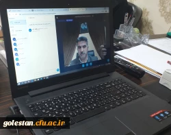 گفتگوی سرپرست و رابط آموزش واحد دانشگاهی شهید بهشتی گنبد کاووس با محوریت امتحانات پایان ترم نیمسال اول سال تحصیلی ۱۳۹۹_۱۴۰۰ با دانشجو معلمان  6