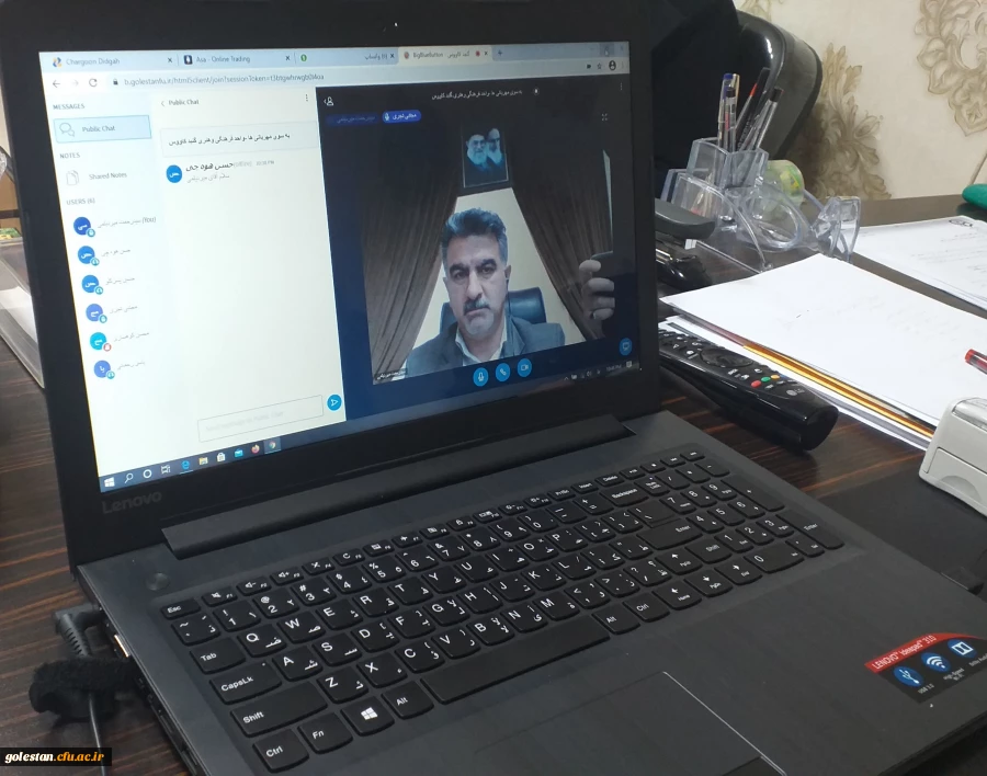 گفتگوی سرپرست و رابط آموزش واحد دانشگاهی شهید بهشتی گنبد کاووس با محوریت امتحانات پایان ترم نیمسال اول سال تحصیلی ۱۳۹۹_۱۴۰۰ با دانشجو معلمان  6