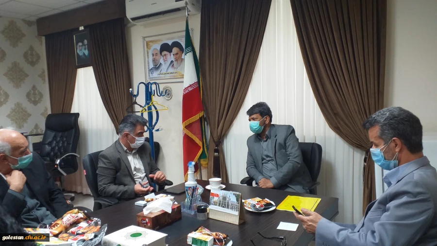 گفتگوی صمیمی سرپرست محترم واحد شهید بهشتی گنبد کاووس و اعضای بسیج دانشجویی دانشگاه با دکتر شادمهر نماینده منتخب مردم این شهر در مجلس شورای اسلامی  2