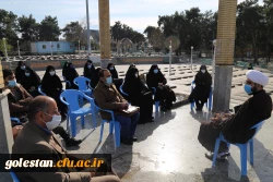 غبارروبی ،عطر افشانی و زیارت مزار گلزار شهدای گمنام در امامزاده عبدالله گرگان. 9