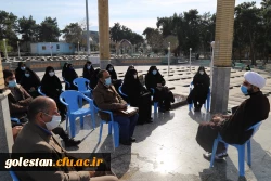 غبارروبی ،عطر افشانی و زیارت مزار گلزار شهدای گمنام در امامزاده عبدالله گرگان. 10