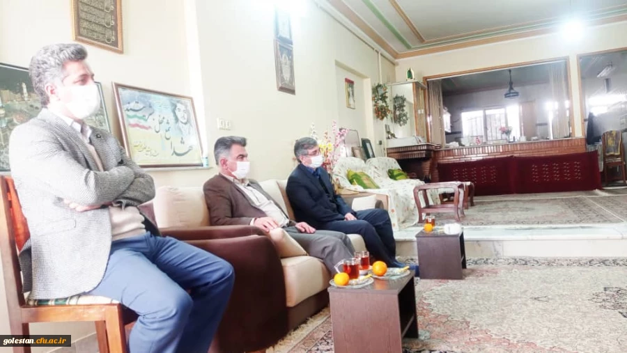 دیدار سرپرست محترم واحد دانشگاهی شهید بهشتی گنبد کاووس و کارشناسان فرهنگی این واحد دانشگاهی با خانواده شهید دانشجو معلم امیر بیگدلی  2