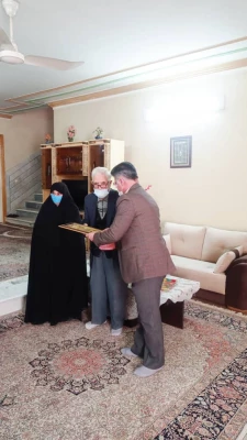 دیدار سرپرست محترم واحد دانشگاهی شهید بهشتی گنبد کاووس و کارشناسان فرهنگی این واحد دانشگاهی با خانواده شهید دانشجو معلم امیر بیگدلی  3