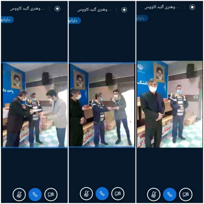 گفتگوی آقای میر دیلمی سرپرست محترم واحد شهید بهشتی گنبد کاووس و آقای کرمانی کارشناس مسئول محترم واحد فرهنگی درخصوص تبیین نقش معلم در تحقق بیانیه گام دوم انقلاب اسلامی با دانشجویان  3