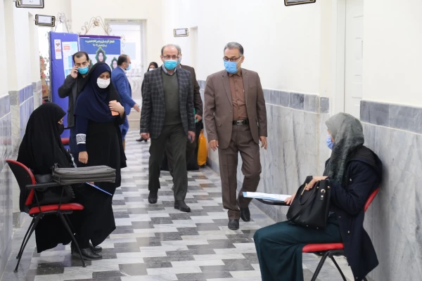 بازدید از روند مصاحبه پذیرفته شدگان آزمون استخدام پیمانی ماده 28 پردیس امام خمینی (ره)گرگان 2