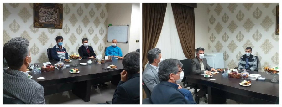 جلسه معارفه معاون هماهنگی واحد دانشگاهی شهید بهشتی گنبد کاووس با حضور آقای میردیلمی ریاست محترم این واحد دانشگاهی و کارکنان این مجموعه برگزارشد.  3