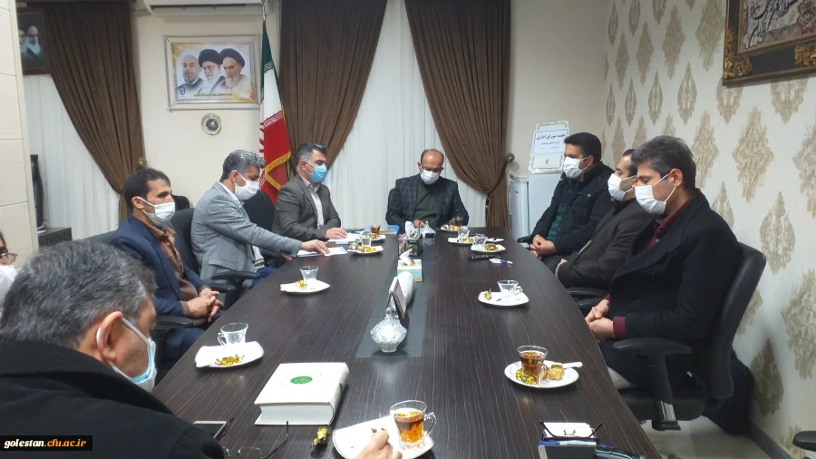 برگزاری جلسه شورای اداری با حضور دکتر ثنایی سرپرست محترم دانشگاه فرهنگیان استان گلستان در واحد دانشگاهی شهید بهشتی گنبد کاووس  2