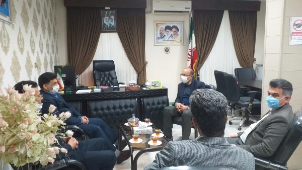 بازدید معاون محترم فرهنگی_اجتماعی دانشگاه فرهنگیان جناب آقای دکتر علیمحمدی به همراه سرپرست محترم مدیریت پردیس های استان گلستان جناب آقای دکتر ثنایی از واحد دانشگاهی شهید بهشتی گنبد کاووس  2