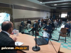 مراسم تجلیل از دانشجو معلمان برتر آموزشی و فعالان فرهنگی و هنری با حضور سرپرست محترم امور پردیس های استان گلستان جناب آقای دکتر ثنایی و دکتر قندهاری معاون هماهنگی استان و همچنین ریاست محترم دانشگاه علمی کاربردی گنبد کاووس سرکار خانم دکتر عزیز مرادی  4