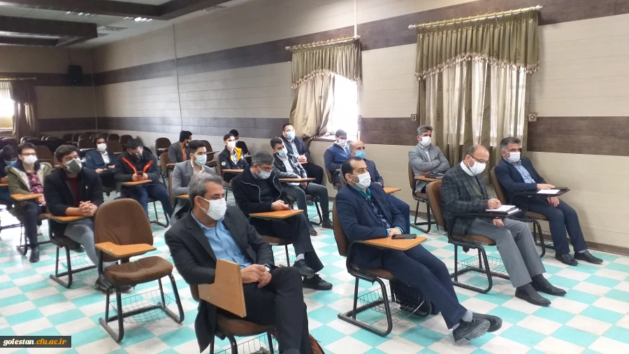 مراسم تجلیل از دانشجو معلمان برتر آموزشی و فعالان فرهنگی و هنری با حضور سرپرست محترم امور پردیس های استان گلستان جناب آقای دکتر ثنایی و دکتر قندهاری معاون هماهنگی استان و همچنین ریاست محترم دانشگاه علمی کاربردی گنبد کاووس سرکار خانم دکتر عزیز مرادی  6