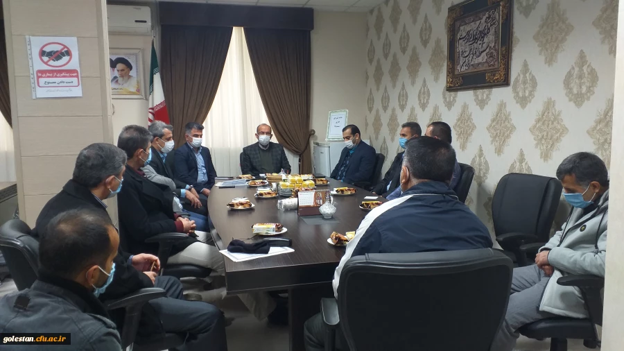 برگزاری آخرین جلسه شورای اداری در سال ۱۳۹۹با حضور سرپرست محترم امور پردیس های استان گلستان جناب آقای دکتر ثنایی و دکتر قندهاری معاون محترم هماهنگی استان و آقای صادقی کارشناس مسئول محترم واحد فرهنگی استان 3