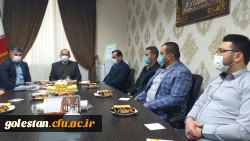 برگزاری آخرین جلسه شورای اداری در سال ۱۳۹۹با حضور سرپرست محترم امور پردیس های استان گلستان جناب آقای دکتر ثنایی و دکتر قندهاری معاون محترم هماهنگی استان و آقای صادقی کارشناس مسئول محترم واحد فرهنگی استان 4