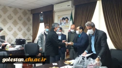 برگزاری آخرین جلسه شورای اداری در سال ۱۳۹۹با حضور سرپرست محترم امور پردیس های استان گلستان جناب آقای دکتر ثنایی و دکتر قندهاری معاون محترم هماهنگی استان و آقای صادقی کارشناس مسئول محترم واحد فرهنگی استان 5