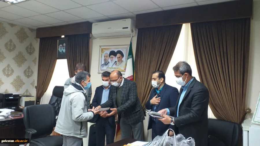 برگزاری آخرین جلسه شورای اداری در سال ۱۳۹۹با حضور سرپرست محترم امور پردیس های استان گلستان جناب آقای دکتر ثنایی و دکتر قندهاری معاون محترم هماهنگی استان و آقای صادقی کارشناس مسئول محترم واحد فرهنگی استان 7