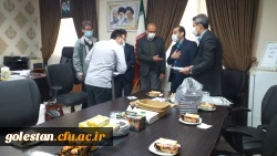 برگزاری آخرین جلسه شورای اداری در سال ۱۳۹۹با حضور سرپرست محترم امور پردیس های استان گلستان جناب آقای دکتر ثنایی و دکتر قندهاری معاون محترم هماهنگی استان و آقای صادقی کارشناس مسئول محترم واحد فرهنگی استان 8