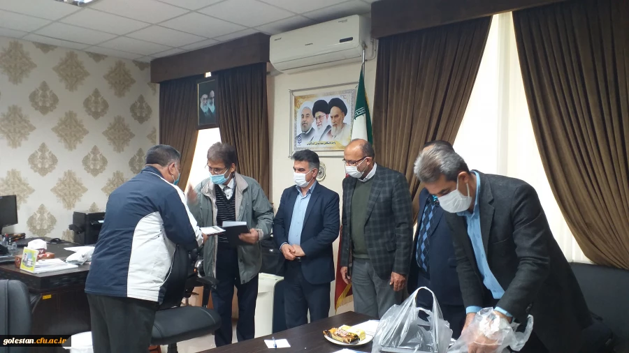 برگزاری آخرین جلسه شورای اداری در سال ۱۳۹۹با حضور سرپرست محترم امور پردیس های استان گلستان جناب آقای دکتر ثنایی و دکتر قندهاری معاون محترم هماهنگی استان و آقای صادقی کارشناس مسئول محترم واحد فرهنگی استان 9