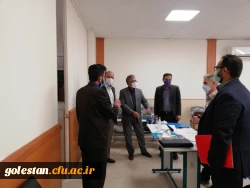 بازدید مدیرکل اداره آموزش و پرورش استان گلستان از روند مصاحبه گزینش آزمون استخدام پیمانی ماده 28 پردیس آیت الله خامنه ای گرگان 2