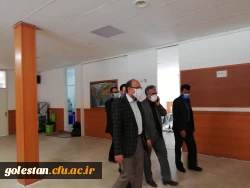 بازدید مدیرکل اداره آموزش و پرورش استان گلستان از روند مصاحبه گزینش آزمون استخدام پیمانی ماده 28 پردیس آیت الله خامنه ای گرگان 3