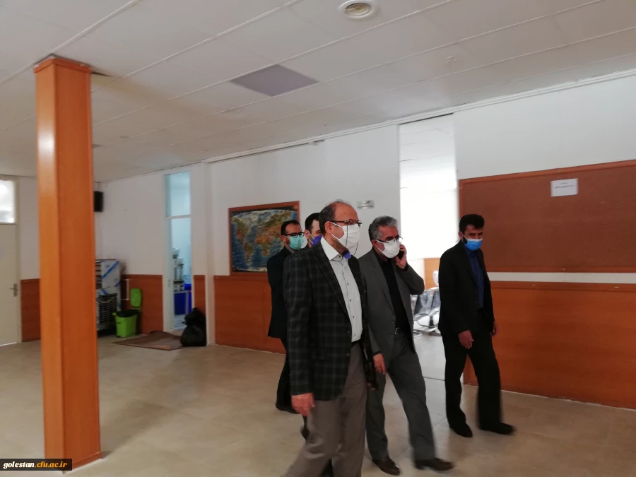 بازدید مدیرکل اداره آموزش و پرورش استان گلستان از روند مصاحبه گزینش آزمون استخدام پیمانی ماده 28 پردیس آیت الله خامنه ای گرگان 3