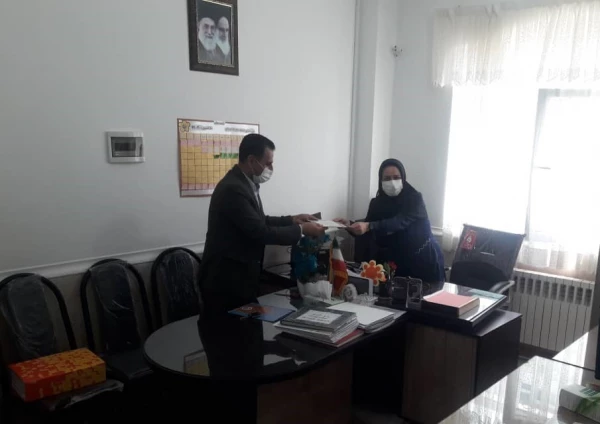 بازدید معاون آموزشی فرهنگی و پژوهشی پردیس امام خمینی(ره)گرگان از مدارس  مجری طرح کارورزی   2