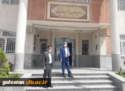 بازدید معاون آموزشی فرهنگی و پژوهشی پردیس امام خمینی(ره)گرگان از مدارس  مجری طرح کارورزی   2