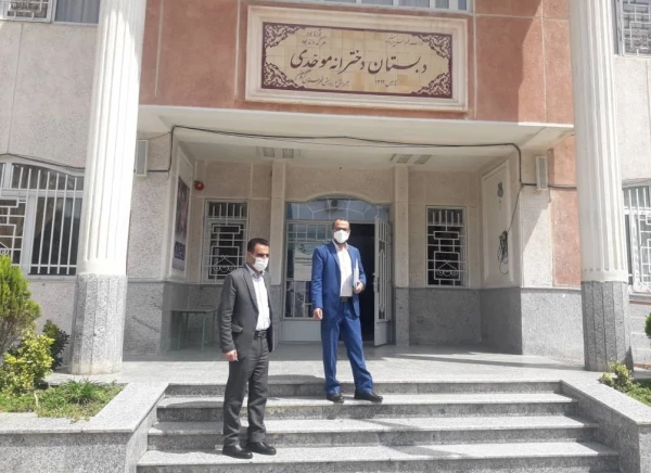 بازدید معاون آموزشی فرهنگی و پژوهشی پردیس امام خمینی(ره)گرگان از مدارس  مجری طرح کارورزی   2