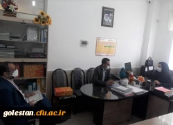 بازدید معاون آموزشی فرهنگی و پژوهشی پردیس امام خمینی(ره)گرگان از مدارس  مجری طرح کارورزی   2