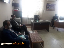 بازدید معاون آموزشی فرهنگی و پژوهشی پردیس امام خمینی(ره)گرگان از مدارس  مجری طرح کارورزی   2