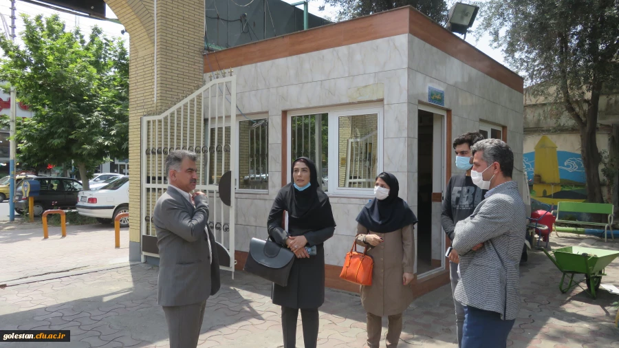 بازدید گروه طراحی و معماری دانشگاه علمی کاربردی شهرستان گنبد کاووس از واحد دانشگاهی شهید بهشتی گنبد کاووس 2