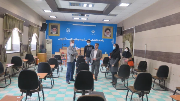 بازدید گروه طراحی و معماری دانشگاه علمی کاربردی شهرستان گنبد کاووس از واحد دانشگاهی شهید بهشتی گنبد کاووس 6