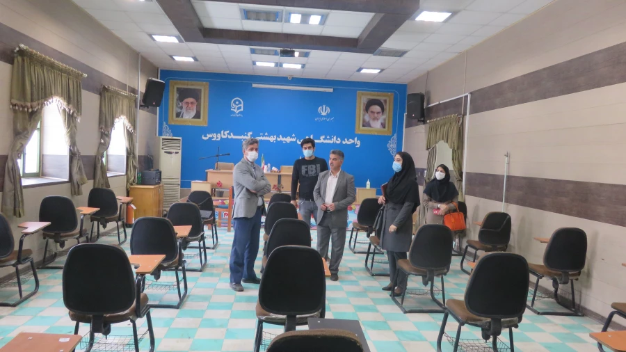 بازدید گروه طراحی و معماری دانشگاه علمی کاربردی شهرستان گنبد کاووس از واحد دانشگاهی شهید بهشتی گنبد کاووس 6