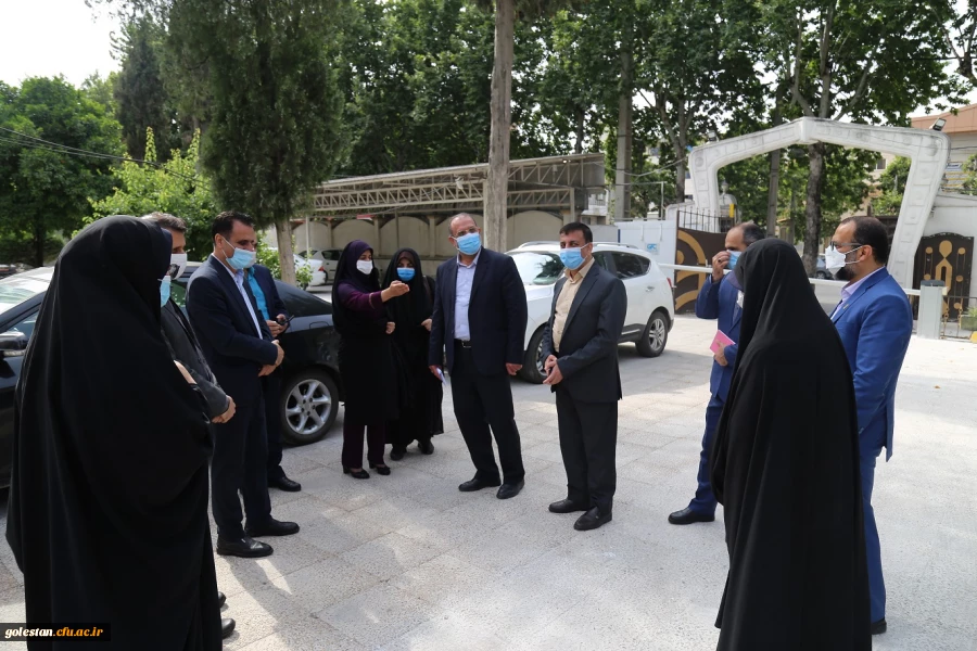 بازدید مشاور ریاست دانشگاه فرهنگیان و قائم مقام معاونت طرح و برنامه و توسعه منابع از پردیس امام خمینی (ره)گرگان 2