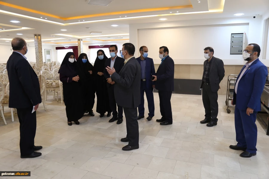 بازدید مشاور ریاست دانشگاه فرهنگیان و قائم مقام معاونت طرح و برنامه و توسعه منابع از پردیس امام خمینی (ره)گرگان 2