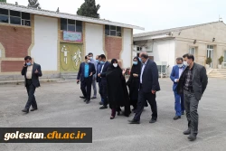 بازدید مشاور ریاست دانشگاه فرهنگیان و قائم مقام معاونت طرح و برنامه و توسعه منابع از پردیس امام خمینی (ره)گرگان 2