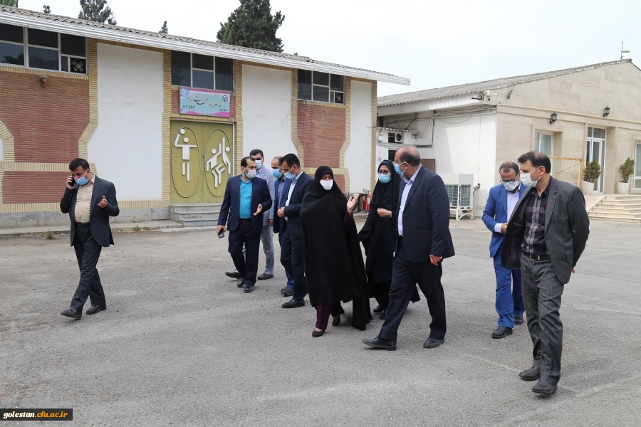 بازدید مشاور ریاست دانشگاه فرهنگیان و قائم مقام معاونت طرح و برنامه و توسعه منابع از پردیس امام خمینی (ره)گرگان 2