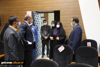 بازدید مشاور ریاست دانشگاه فرهنگیان و قائم مقام معاونت طرح و برنامه و توسعه منابع از پردیس امام خمینی (ره)گرگان