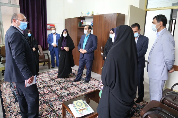 بازدید مشاور ریاست دانشگاه فرهنگیان و قائم مقام معاونت طرح و برنامه و توسعه منابع از پردیس امام خمینی (ره)گرگان 6