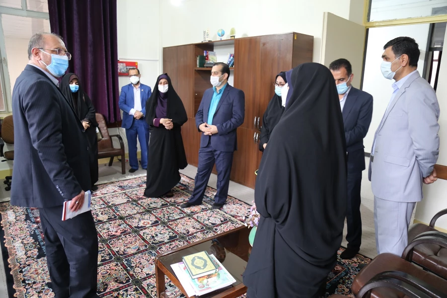 بازدید مشاور ریاست دانشگاه فرهنگیان و قائم مقام معاونت طرح و برنامه و توسعه منابع از پردیس امام خمینی (ره)گرگان 6