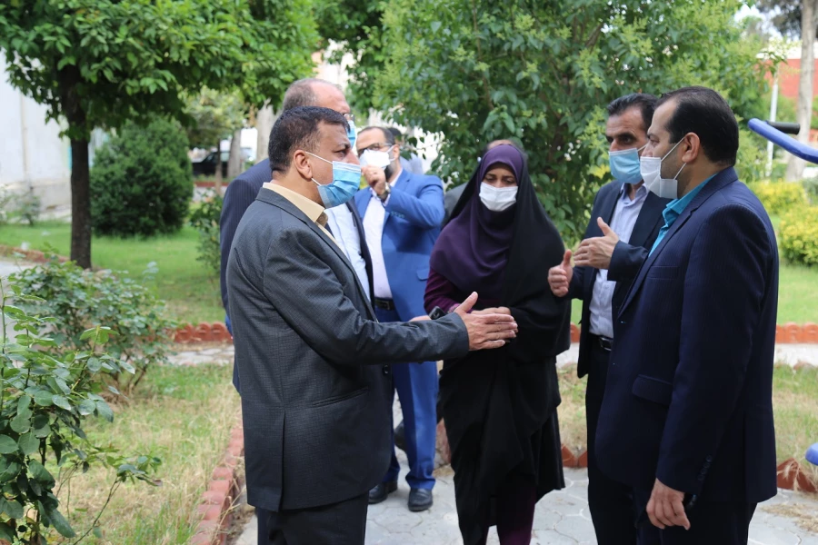 بازدید مشاور ریاست دانشگاه فرهنگیان و قائم مقام معاونت طرح و برنامه و توسعه منابع از پردیس امام خمینی (ره)گرگان 11