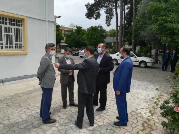 بازدید مشاور محترم معاونت طرح و برنامه و اداری و مالی دانشگاه فرهنگیان جناب آقای دکتر دلقندی ومدیرکل دفتر مرکزی حراست دانشگاه فرهنگیان جناب آقای دکتر حوری از واحد دانشگاهی شهید بهشتی گنبد کاووس  2